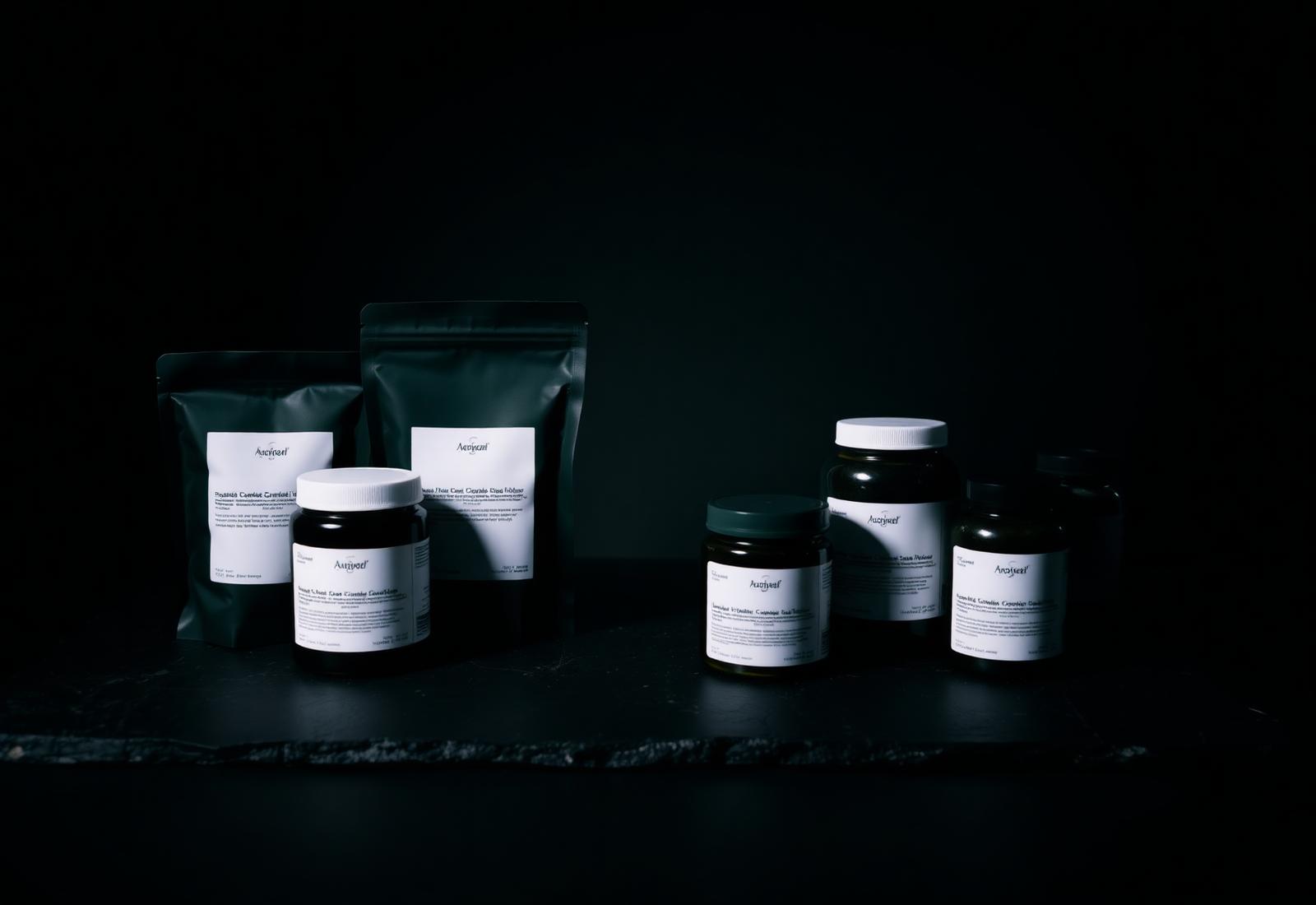Custom private label supplement packaging range
